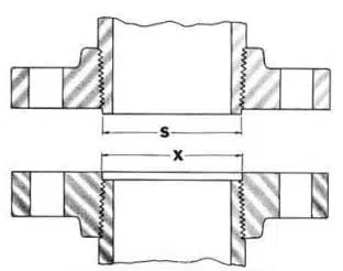 Small Male & Female on End of Pipe